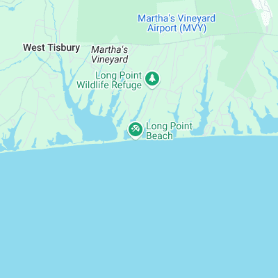 Long Point Beach surf map