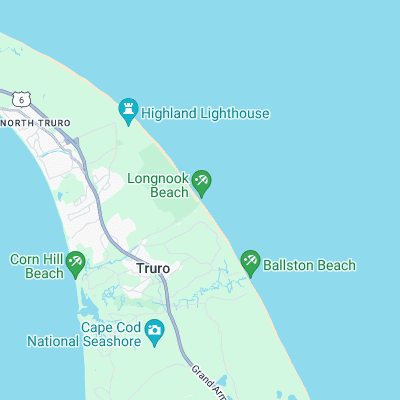 Longnook Beach surf map