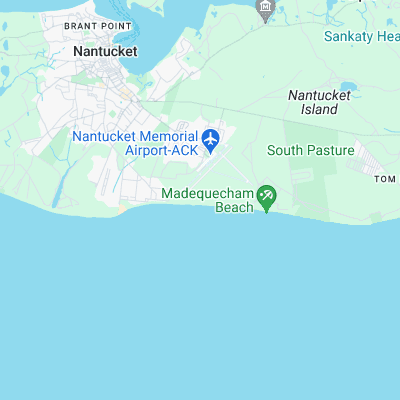 Madaquecham (Nantucket Island) surf map