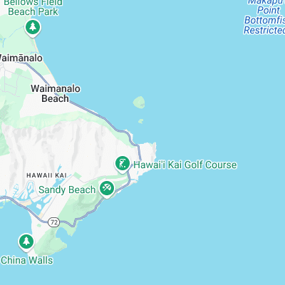 Makapuu surf map