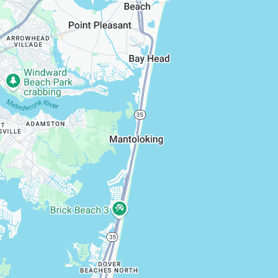 Mantoloking surf map