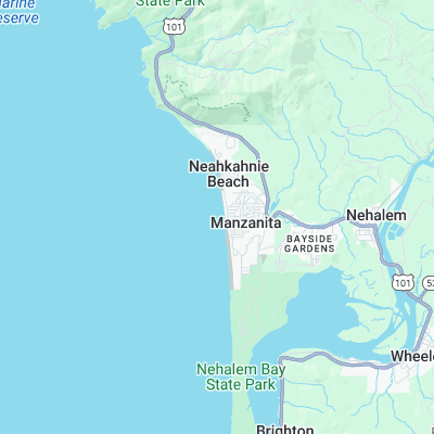 Manzanita surf map