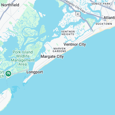 Margate Pier surf map