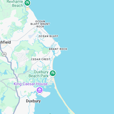 Marshfield Jetty surf map