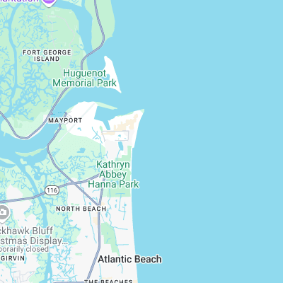 Mayport Poles surf map