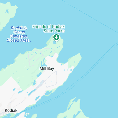 Mill Bay surf map