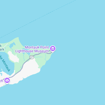 Montauk Point - Turtles surf map