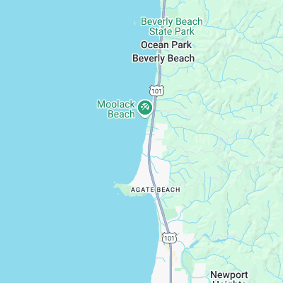 Moolack Beach surf map