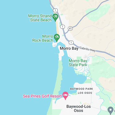 Morro Bay surf map