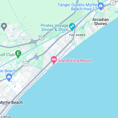 Myrtle Beach 67th surf map