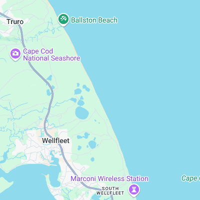 Newcomb Hollow Beach surf map