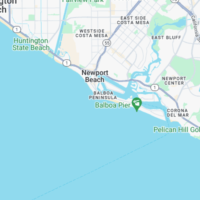 Newport Point surf map