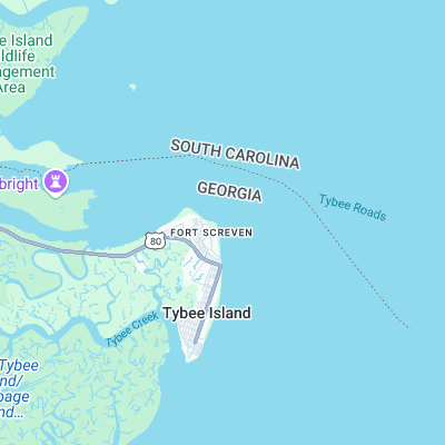 North Jetty surf map