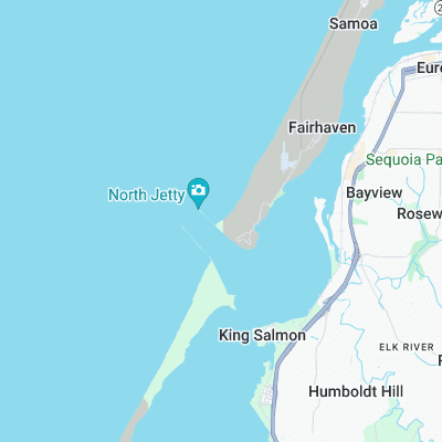 North Jetty surf map