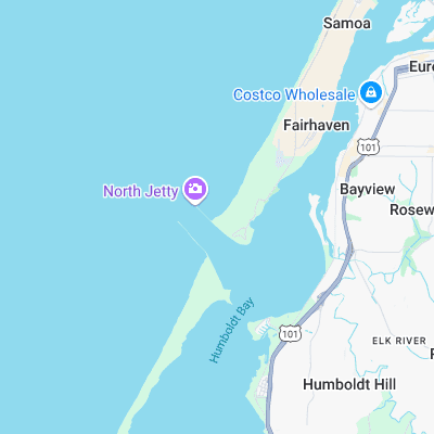 North Jetty surf map