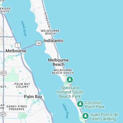 Ocean Avenue surf map