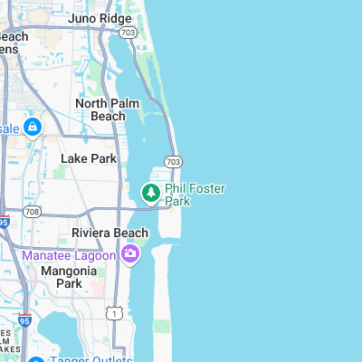 Ocean Reef Park surf map