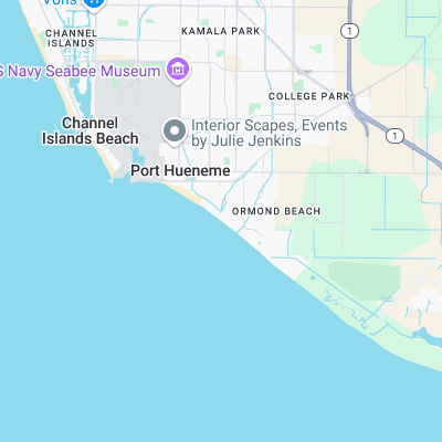 Ormond Beach surf map