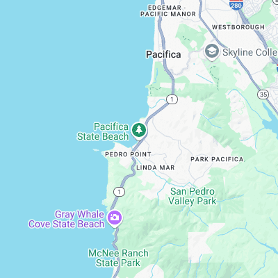 Pacifica surf map