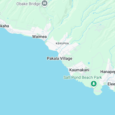 Pakala surf map