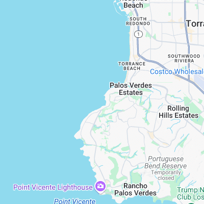 Palos Verdes surf map