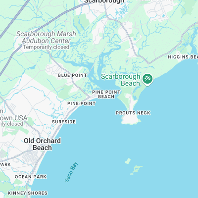 Pine Point Beach surf map