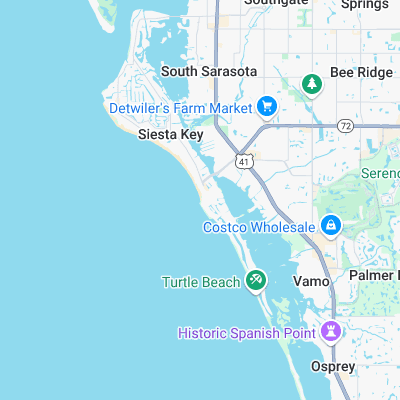 Point o' Rocks surf map