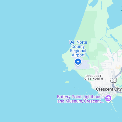 Point St George surf map