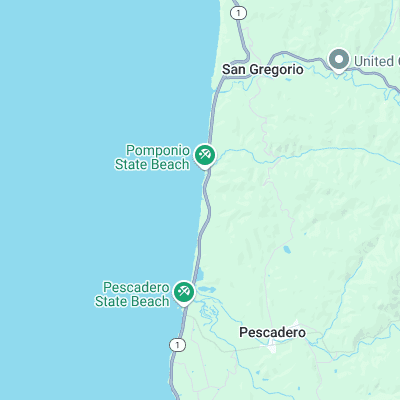 Pomponio State Beach surf map