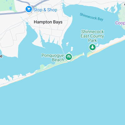 Ponquogue Beach surf map