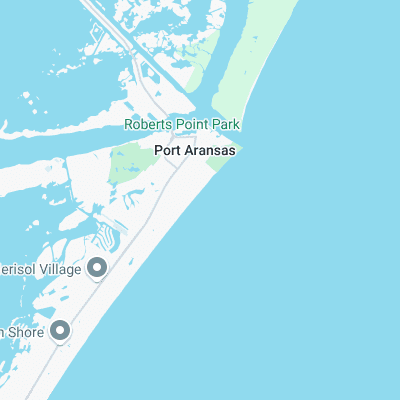 Port Aransas surf map