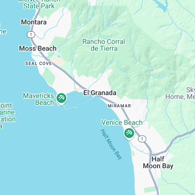 Princeton Breakwater surf map