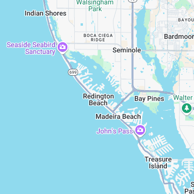 Redington Breakwater surf map