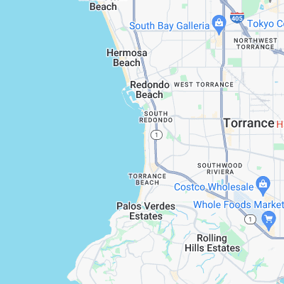 Redondo Beach surf map