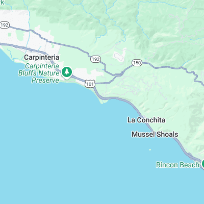 Rincon surf map