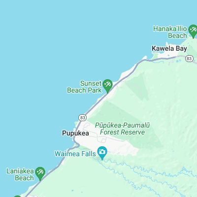Rocky Point surf map