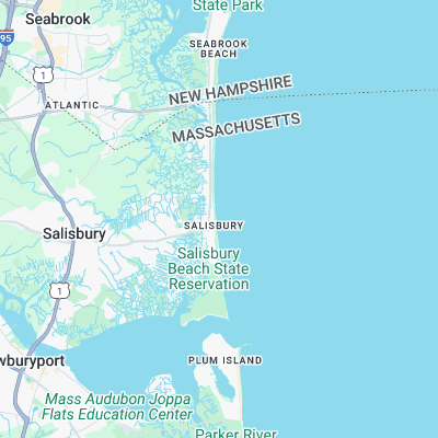 Salisbury Beach surf map