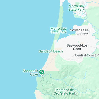 Sand Spit surf map