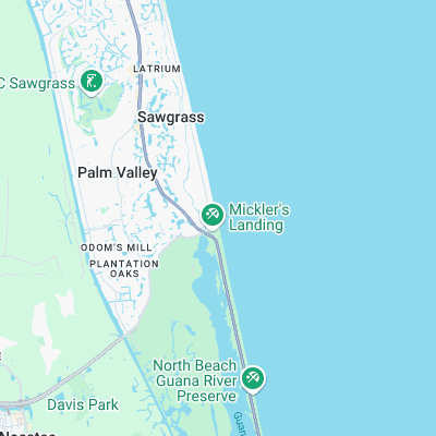 Sawgrass surf map