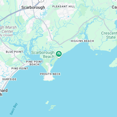 Scarborough Beach surf map