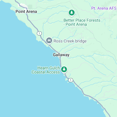 Schooner Gulch surf map