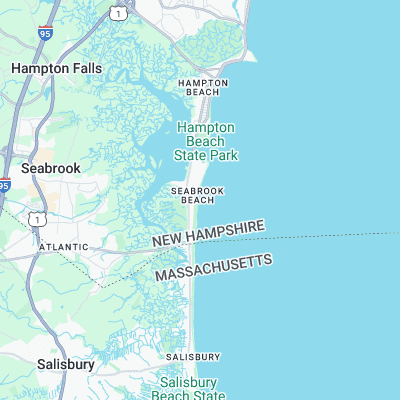 Seabrook Beach surf map