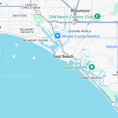 Seal Beach Pier surf map