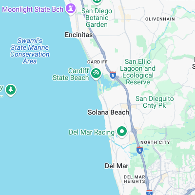 Seaside Reef surf map