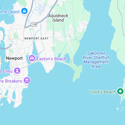 2nd Beach surf map