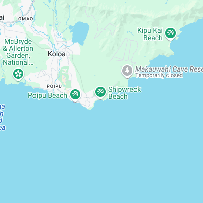 Shipwrecks - Hyatt Beach surf map