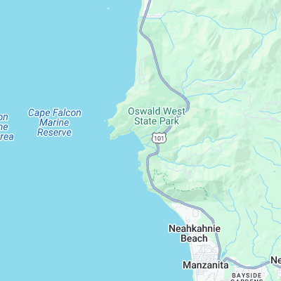 Short Sands surf map