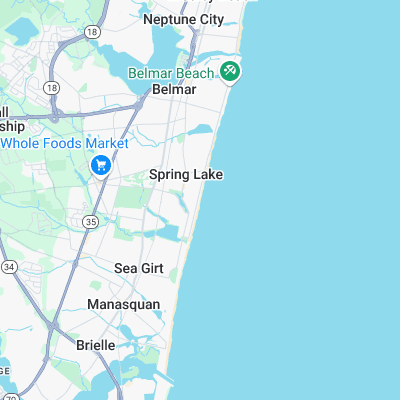 Spring Lake surf map