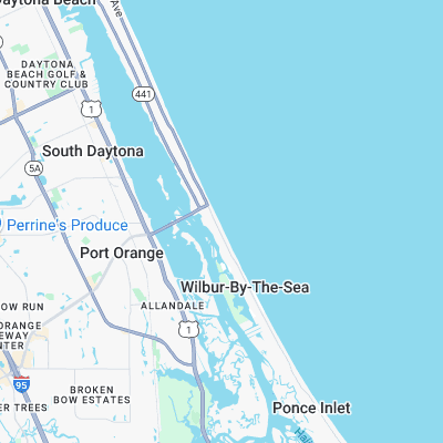 Sunglow Pier surf map