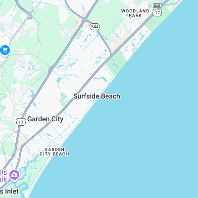 Surfside Pier surf map